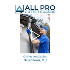 Gutter contractor Hagerstown, MD - All Pro Gutter Guards