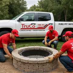 Salt Lake City Utah Fire Pit Installation
