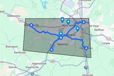 Gutter contractor Reading, PA - Google My Maps