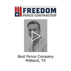 Best Fence Company Midland, TX - Freedom Fence & Services