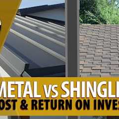 Metal Roof vs Shingles Roof Costs. Is A Metal Roof Worth It? [Price For Metal Roof Vs Asphalt + ROI]