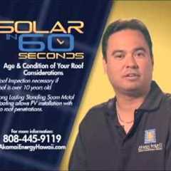 Your Roof and Solar Panels - Solar Photovoltaic (PV) System - Honolulu, Hawaii