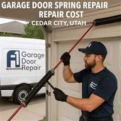 Garage Door Spring Repair Cost Cedar City Utah | Nutrition Coaching Utah