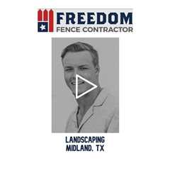 Landscaping Midland, TX - Freedom Fence & Services