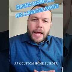 Build with Jed! All about ROI on roofing systems #buildwithjed #roofing #roof #homes #homebuilder