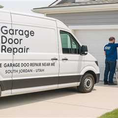 Affordable Garage Door Repair Near Me South Jordan Utah - A-1 Garage Door Repair