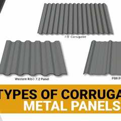 Types of Corrugated Metal Roofing, Siding, Wall Panels: Which Is The Best Exposed Fastener Panel?