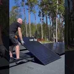 Are you installing solar panels on a flat roof?