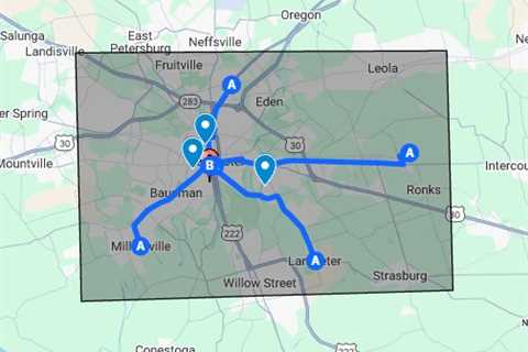 Seamless Gutters Lancaster, PA - Google My Maps