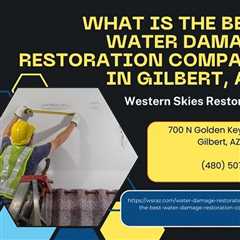 What is the best water damage restoration company in Gilbert, AZ? - Pat's Podcast