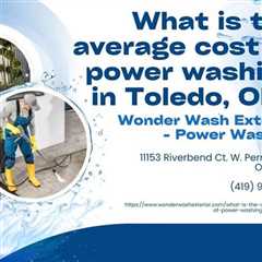 What is the average cost of power washing in Toledo, OH?