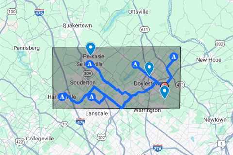 Seamless Gutters Furlong, PA - Google My Maps