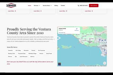 Concrete Company Camarillo | Venco Construction