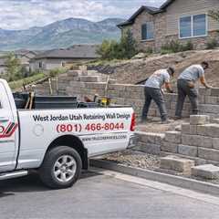 West Jordan Utah Retaining Wall Design