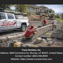 West Jordan Utah Retaining Wall Installation