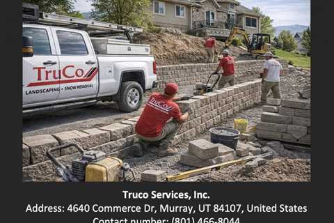 West Jordan Utah Retaining Wall Installation