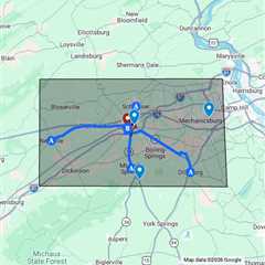 Roofing Carlisle, PA - Google My Maps