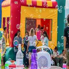 Exterior Painting Products That Enhance Outdoor Gatherings With Bounce House Fun