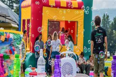 Exterior Painting Products That Enhance Outdoor Gatherings With Bounce House Fun
