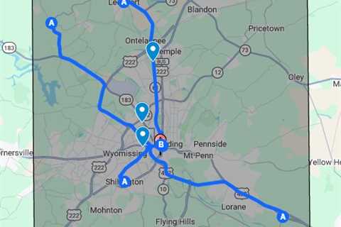 Commercial HVAC Reading, PA - Google My Maps