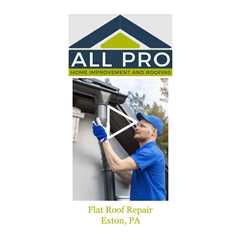 Flat Roof Repair Exton, PA - All Pro Roof Stone Atlas