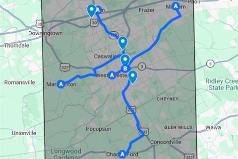 AC System Design West Chester, PA - Google My Maps